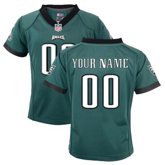 Toddler Philadelphia Eagles Customized Team Color Game Jersey