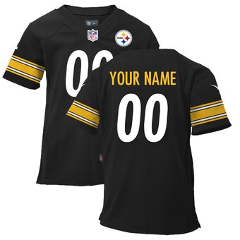 Toddler Pittsburgh Steelers Customized Team Color Game Jersey