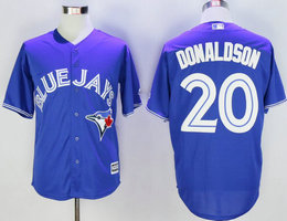 Toronto Blue Jays #20 Josh Donaldson Blue Game Authentic Stitched MLB Jersey