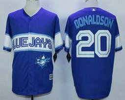 Toronto Blue Jays #20 Josh Donaldson Blue Game Stitched MLB Jersey