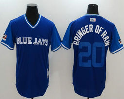 Toronto Blue Jays #20 Josh Donaldson Bringer of Rain 2018 Players Weekend Authentic MLB Stitched Jersey
