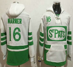 Toronto Maple Leafs #16 Mitch Marner White Authentic Stitched Hoodies Hockey