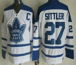 Toronto Maple Leafs #27 Darryl Sittler 1964 White CCM Winter Classic Throwback Authentic Stitched NHL Jersey