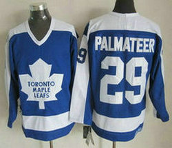 Toronto Maple Leafs #29 Mike Palmateer 1982-83 Blue CCM Vintage Throwback Authentic Stitched NHL Jersey