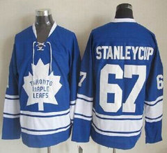 Toronto Maple Leafs #67 Stanley Cup Blue CCM Throwback Authentic Stitched NHL Jersey