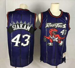Toronto Raptors #43 Pascal Siakam Purple Throwback Authentic Stitched NBA Jersey
