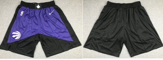 Toronto Raptors Purple Black NBA Pocket Shorts