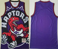 Toronto Raptors Purple Hardwood Classics Authentic Stitched NBA Jersey