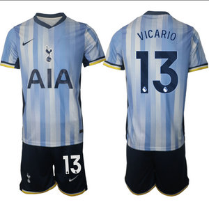 Tottenham Hotspur 2024-25 #13 VICARIO away Soccer Club Jersey