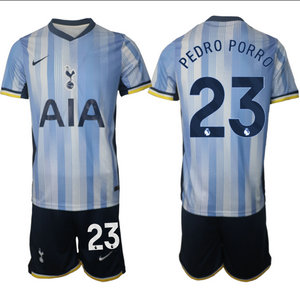 Tottenham Hotspur 2024-25 #23 PEDRO PORRO away Soccer Club Jersey