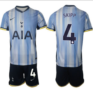 Tottenham Hotspur 2024-25 #4 SKIPP away Soccer Club Jersey