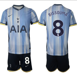 Tottenham Hotspur 2024-25 #8 BISSOUMA away Soccer Club Jersey