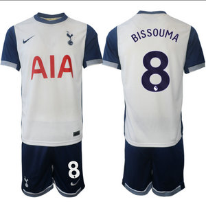 Tottenham Hotspur 2024-25 #8 BISSOUMA home Soccer Club Jersey