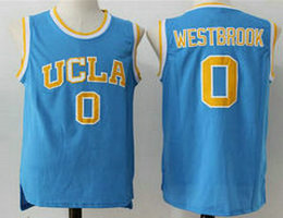 UCLA Bruins #0 Russell Westbrook Blue College Basketball stitched Jersey