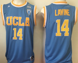 UCLA Bruins #14 Zach LaVine Blue College Basketball Jersey