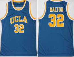 UCLA Bruins #32 Bill Walton Blue College Basketball stitched Jersey