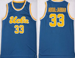 UCLA Bruins #33 Kareem Abdul-Jabbar Blue College Basketball stitched Jersey