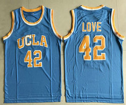 UCLA Bruins #42 Kevin Love Blue College Basketball stitched Jersey