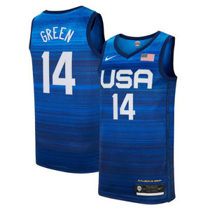 USA Team #14 Draymond Green 2021 Tokyo Olympics Jersey