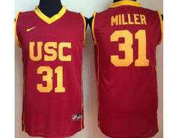 USC Trojans #31 Reggie Miller College Basketball Jersey Red