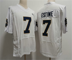 USC Trojans #7 Audric Estime White With Name Stitched Jersey