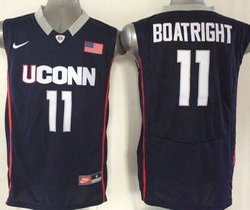 Uconn Huskies #11 Ryan Boatright Blue College Basketball stitched Jersey