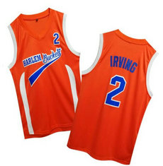 Uncle Drew Harlem Buckets #2 Kyie Irving Orange Movie Basketball Jersey