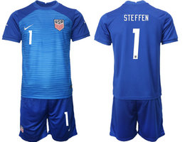 United States #1 STEFFEN Away 2022 World Cup National Soccer Jersey