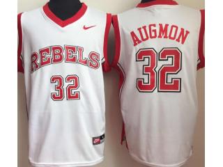 University of Nevada Las Vegas #32 Stacey Augmon White College Basketball Jersey