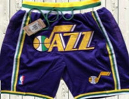 Utah Jazz Purple Just Don Swingman Shorts