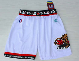 Vancouver Grizzlies White Throwback Swingman Shorts