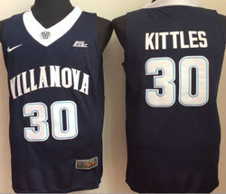Villanova Wildcats #30 Kerry Kittles Navy Blue Basketball Stitched NCAA Jersey