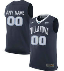 Villanova Wildcats Customized College Blue Authentic Basketball Jersey