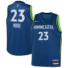 WNBA Minnesota Lynx #23 Maya Moore Blue jersey