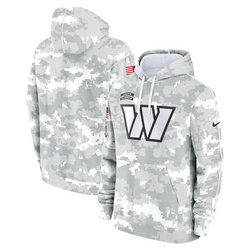Washington Redskins 2024 Camo Salute To Service Pullove Hoodie