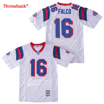 Washington Sentinels #16 Shane Falco White Movie Throwback Authentic Sitched Football Jersey