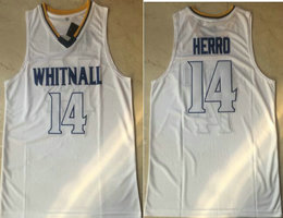Whitnall High School #14 Tyler Herro White Basketball Jersey