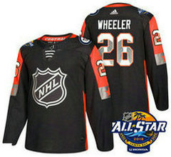 Winnipeg Jets #26 Blake Wheeler Black 2018 NHL All-Star Stitched Ice Hockey Jersey