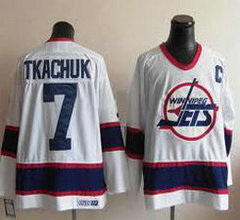Winnipeg Jets #7 Keith Tkachuk White CCM Authentic Stitched NHL Jersey