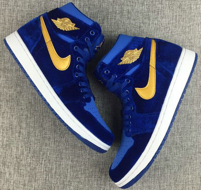 Women's Air Jordan 1(I) Blue Basketball shoes size 36-39