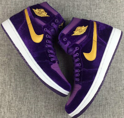 Women's Air Jordan 1(I) Purple Basketball shoes size 36-39