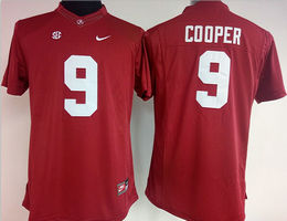 Women's Alabama Crimson Tide #9 Amari Cooper Red Authentic Stitched College Football Jersey