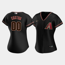 Women's Custom Nike Arizona Diamondbacks Any Name Black Game Authentic Stitched Baseball jersey