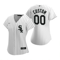 Women's Custom Nike Chicago White Sox Any Name White Authentic Stitched MLB Jersey