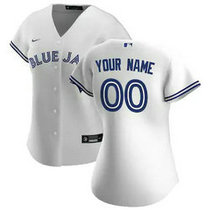 Women's Custom Nike Toronto Blue Jays White Game Authentic Stitched MLB Jersey.webp