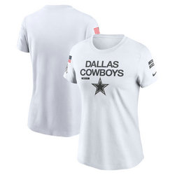 Women's Dallas Cowboys 2024 Salute To Service T-shirt