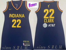 Women's Indiana Fever #22 Caitlin Clark Navy Jersey