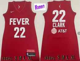 Women's Indiana Fever #22 Caitlin Clark Red Jersey