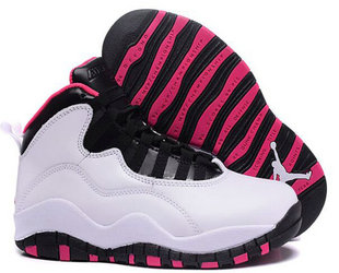 Women's Jordan 10(X) Authentic basketball shoes White 36~40 160728
