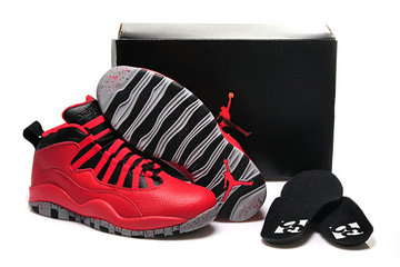 Women's Jordan 10(X) Retro Bulls Over Broadway red authentic Air shoes